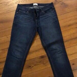 Aeropostale women’s skinny jeans, size 7/8 short, dark wash